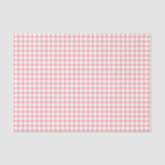 Pink Gingham Seidenpapier (Vorderseite)