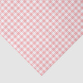 Pink Gingham Seidenpapier (Ausschnitt)