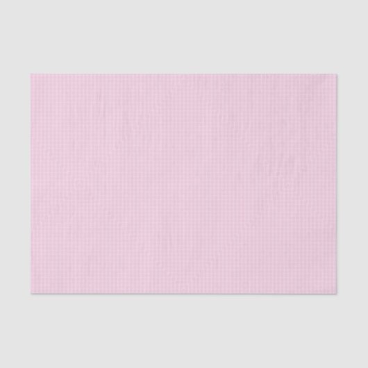 Pink Gingham Seidenpapier (Vorderseite)