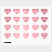 Pink Gingham Sticker - Gemütliche und Niedliche Vi (Blatt)