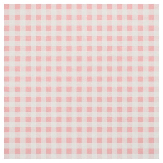 Pink Gingham Stoff (Muster)
