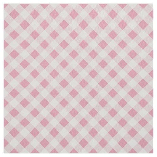 Pink Gingham Stoff (Muster)