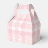 Pink Gingham Strawberry Birthday Geschenkschachtel (Rückseite)