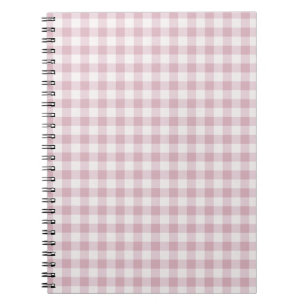 Pink Gingham Stripes Notizblock