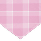 Pink Gingham Tablecloth - Baby Girl Shower & Sprin Tischdecke (Schrägansicht)