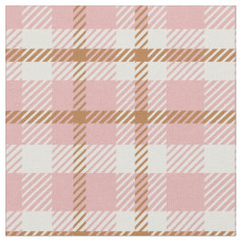 Pink Gingham tartan buffalo plaid summer picnic Stoff