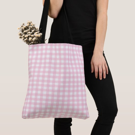 Pink Gingham Tasche (Von Nahem)