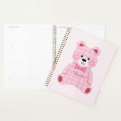 Pink Gingham Teddy Planer (Anzeige)