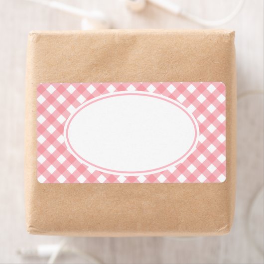 Pink GinghamLabels (Insitu)