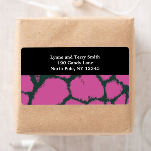 Pink Giraffe Fur Muster (Insitu)