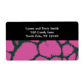 Pink Giraffe Fur Muster (Vorne)