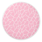Pink Giraffe Jungle Jill Pattern Zeichn Knobs Keramikknauf (Vorderseite)