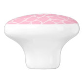 Pink Giraffe Jungle Jill Pattern Zeichn Knobs Keramikknauf (Seitenansicht)