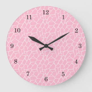 Pink Giraffe Muster Uhr