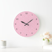 Pink Giraffe Muster Uhr (Zuhause)