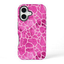 Pink Giraffe Skin Acid Wash Muster