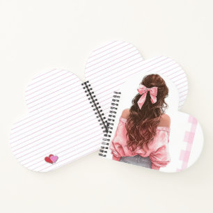 Pink Girl 2026 Kleiner Kalender Notizblock