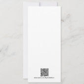 Pink Girl Baby Dusche Party Einladungen (Rückseite)