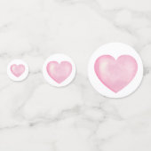 Pink Girl Babydusche Pinguin Niedlicher Tisch Conf Konfetti (Rückseiten)