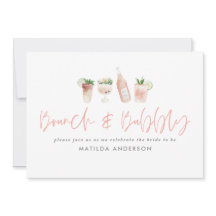 Pink Girl Bachelorette Wochenende Brunch & Bubbly