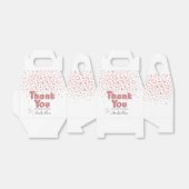 Pink Girl Balloon Text Confetti Vielen Dank Geschenkschachtel (Ungefaltet)