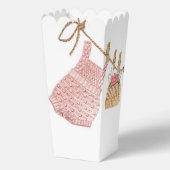 Pink Girl Bohemisch Clothes Kinderdusche Geschenkschachtel (Rückseite)