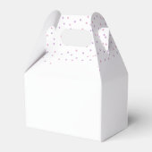 Pink Girl Clothesline Baby Showbox Geschenkschachtel (Rückseite)