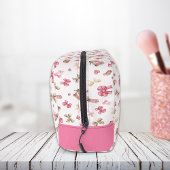 Pink Girl Cowgirl Coquette Muster Monogram Name Waschbeutel