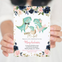 Pink Girl Dinosaur Couple Dusche