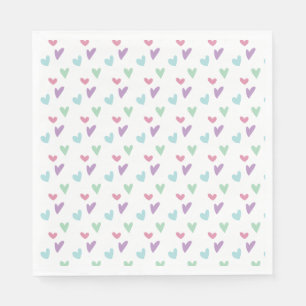 Pink Girl Dinosaur Geburtstagsparty Napkins Serviette