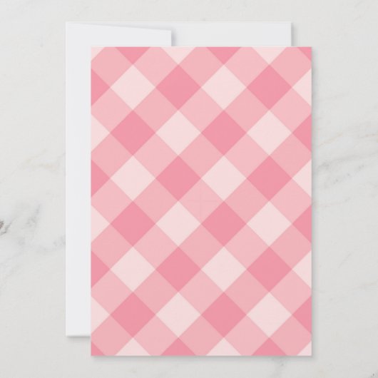 Pink Girl Dog Ready TWO pawty Einladung (Rückseite)