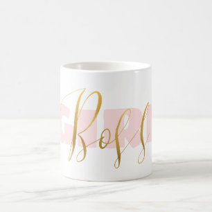 Pink Girl Gold Boss Kaffeetasse