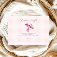 Pink Girl Golf Baby Duschvorrichtung Diapper Raffl