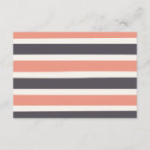 Pink Girl Halloween Kinderdusche Begleitkarte (Rückseite)