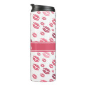 Pink Girl Lips Thermosbecher (Nach rechts gedreht)