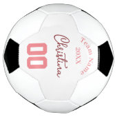 Pink Girl Name Number Team Year Fußball (Gedreht)