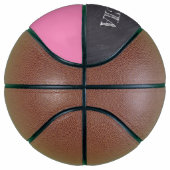 Pink Girl Name Sportnummer Chalkboard Ätzung Basketball (Rechts)