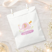 Pink Girl Niedlich Elephant Baby Dusche Geschenktütchen (Ausgeschnitten)