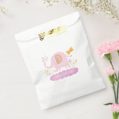 Pink Girl Niedlich Elephant Baby Dusche Geschenktütchen (Versiegelt)