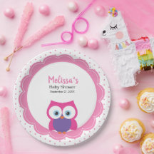 Pink Girl Owl Niedliche expressive Augen