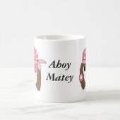 Pink Girl Pirate Kaffeetasse (Mittel)