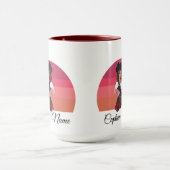 Pink Girl Pirate Tasse (Zentrum)