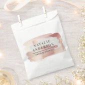 Pink Girl Rose Gold Moderne stilvolle Business Geschenktütchen (Ausgeschnitten)