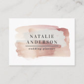 Pink Girl Rose Gold Moderne stilvolle Visitenkarte (Vorderseite)