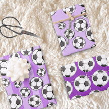 Pink Girl Soccer Ball Muster Geburtstagsgeschenk
