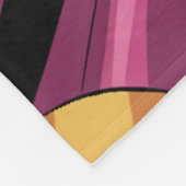 Pink Girl Superhero Birthday Party Fleecedecke (Ecke)