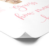 Pink Girl Teddy Bärendusche schätzt wie viele Poster (Ecke)