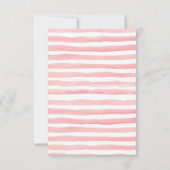 Pink Girl Tropical Dinosaur Baby Dusche Roar Invit Einladung (Rückseite)