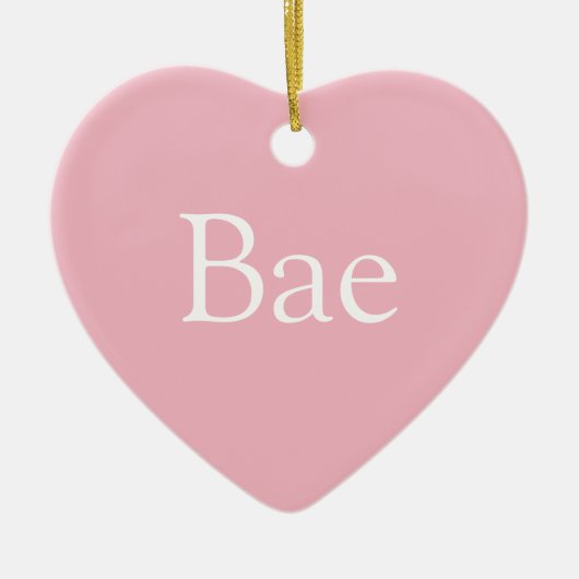 Pink Girlfriend Ehefrau Bae Definition Keramik Ornament (Vorne)