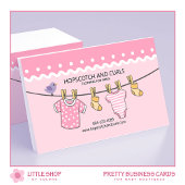 Pink Girls Baby Boutique Visitenkarte